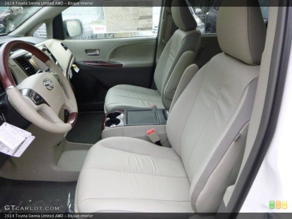Bisque Interior Photo for the 2014 Toyota Sienna Limited AWD #85569656