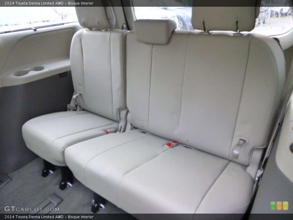 Bisque Interior Rear Seat for the 2014 Toyota Sienna Limited AWD #85569698
