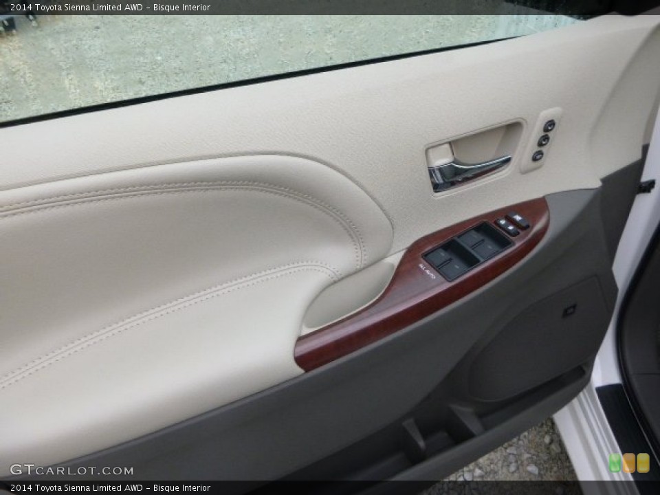 Bisque Interior Door Panel for the 2014 Toyota Sienna Limited AWD #85569756
