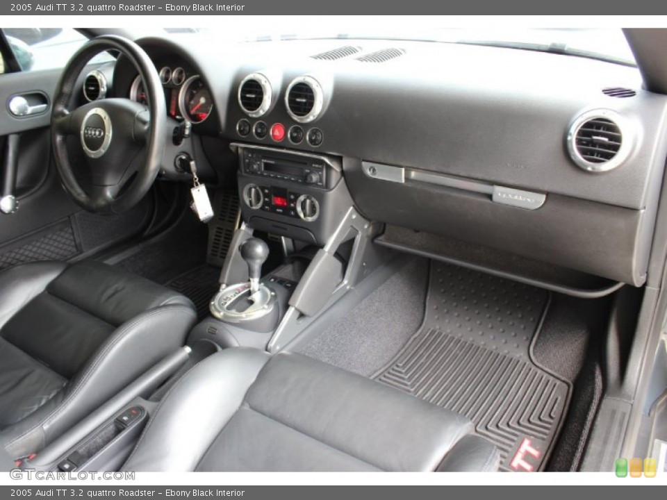 Ebony Black Interior Dashboard for the 2005 Audi TT 3.2 quattro Roadster #85570175