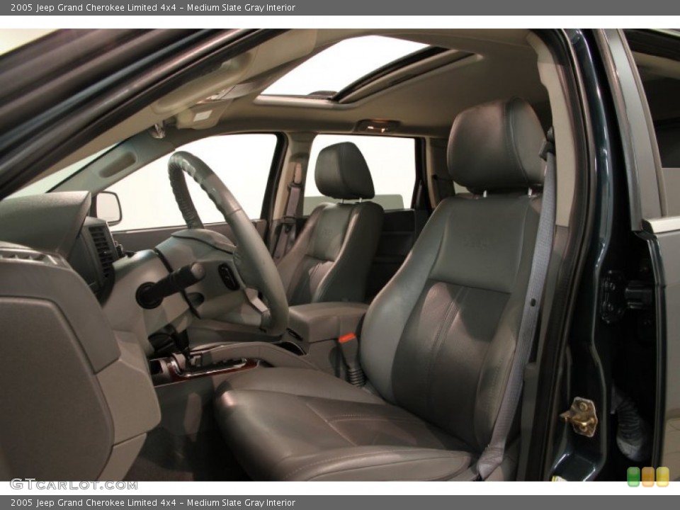 Medium Slate Gray Interior Photo for the 2005 Jeep Grand Cherokee Limited 4x4 #85570306