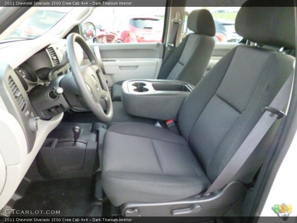 Dark Titanium Interior Front Seat for the 2011 Chevrolet Silverado 1500 Crew Cab 4x4 #85571378