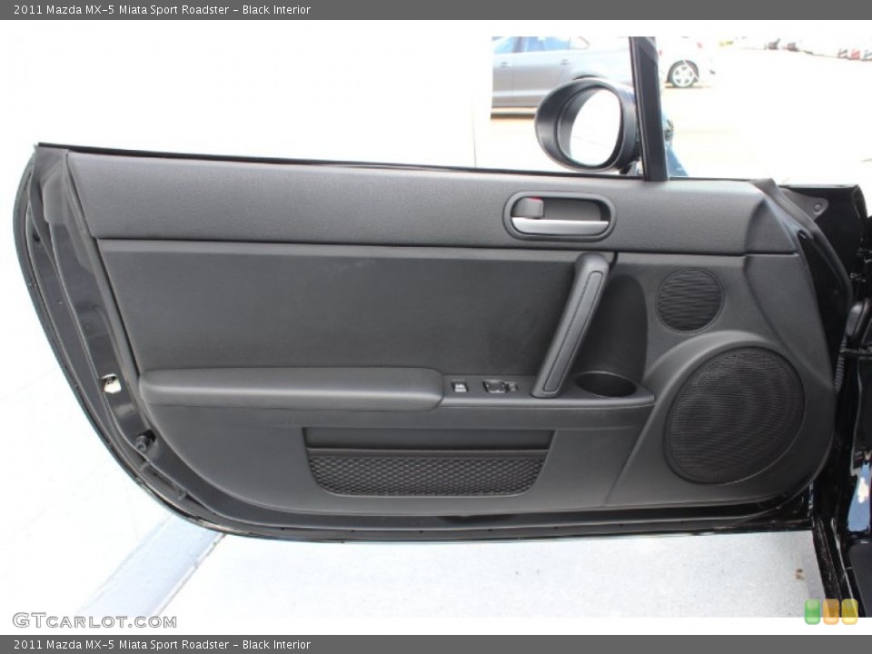 Black Interior Door Panel for the 2011 Mazda MX-5 Miata Sport Roadster #85571441
