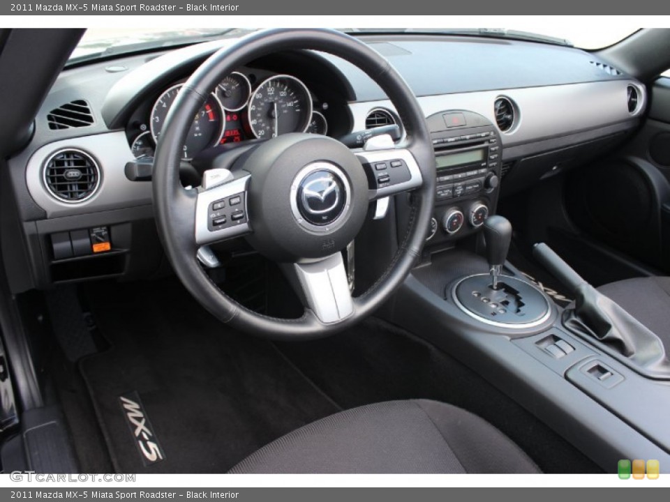 Black Interior Prime Interior for the 2011 Mazda MX-5 Miata Sport Roadster #85571456