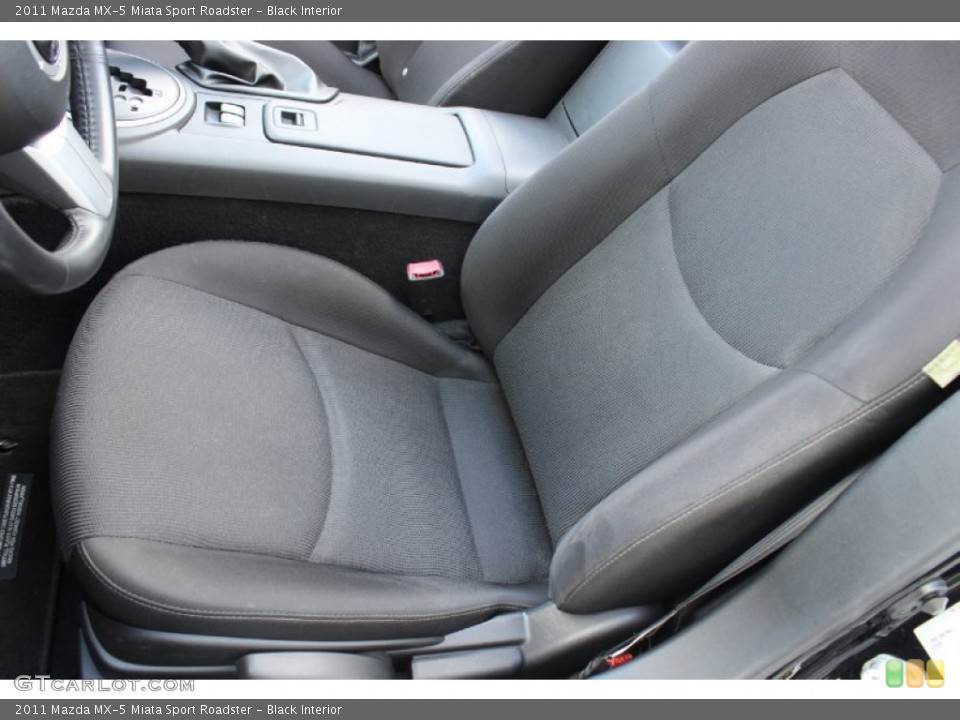 Black Interior Front Seat for the 2011 Mazda MX-5 Miata Sport Roadster #85571477