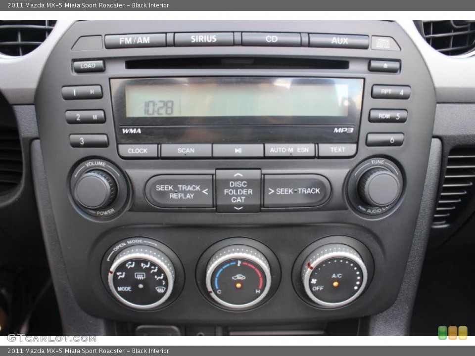 Black Interior Controls for the 2011 Mazda MX-5 Miata Sport Roadster #85571621