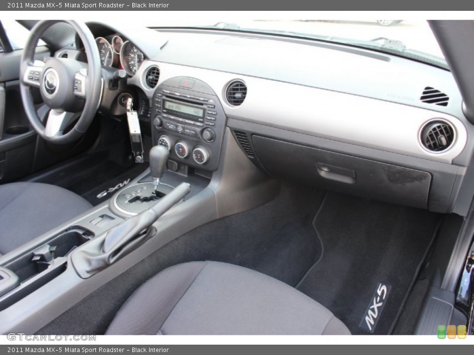 Black Interior Dashboard for the 2011 Mazda MX-5 Miata Sport Roadster #85571732