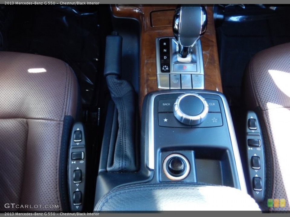 Chestnut/Black Interior Transmission for the 2013 Mercedes-Benz G 550 #85575533