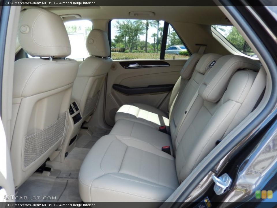 Almond Beige Interior Rear Seat for the 2014 Mercedes-Benz ML 350 #85576808