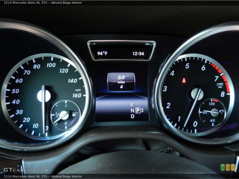 Almond Beige Interior Gauges for the 2014 Mercedes-Benz ML 350 #85576877