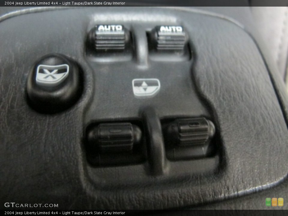 Light Taupe/Dark Slate Gray Interior Controls for the 2004 Jeep Liberty Limited 4x4 #85577180
