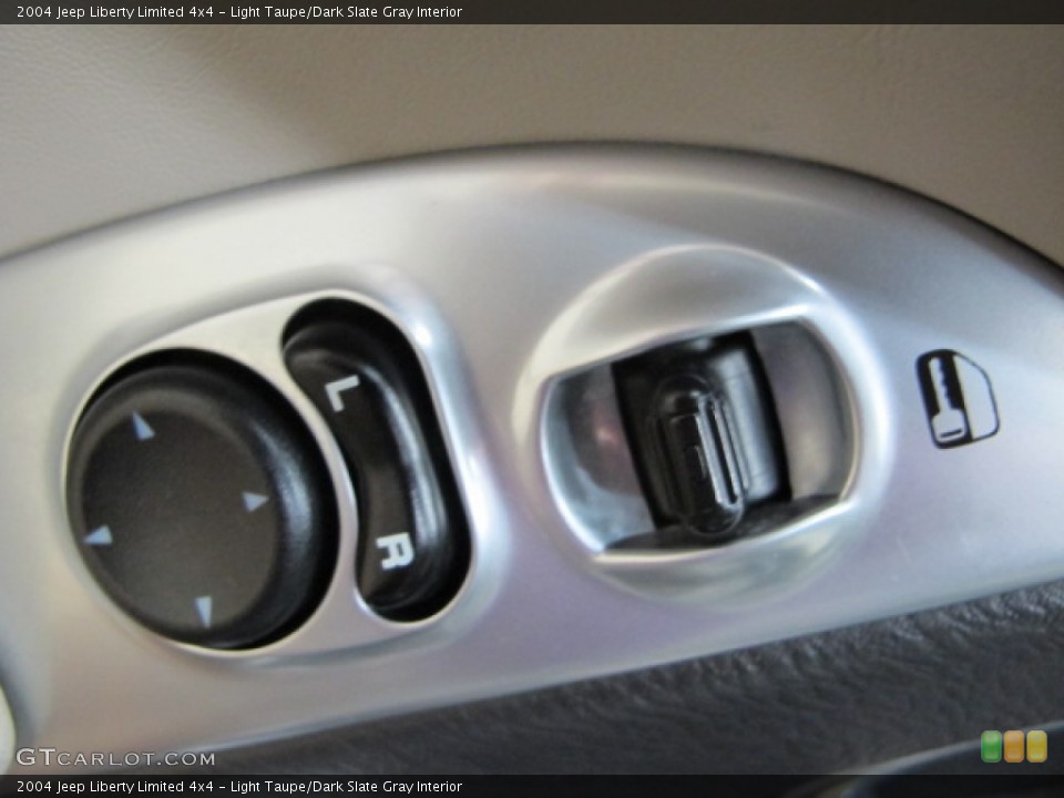 Light Taupe/Dark Slate Gray Interior Controls for the 2004 Jeep Liberty Limited 4x4 #85577267