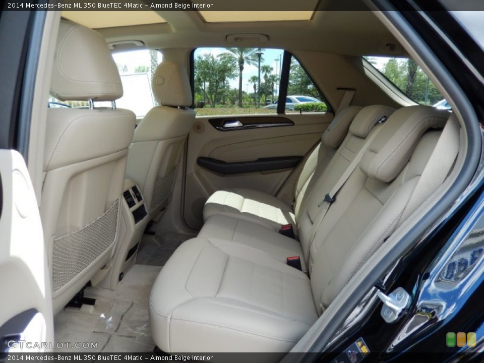 Almond Beige Interior Rear Seat for the 2014 Mercedes-Benz ML 350 BlueTEC 4Matic #85577747