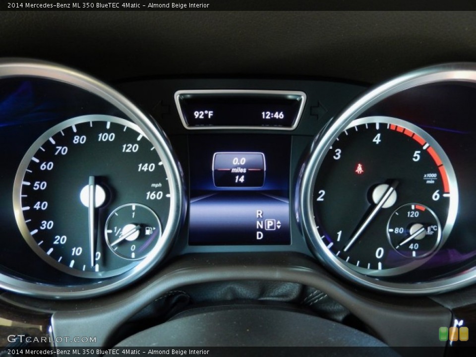 Almond Beige Interior Gauges for the 2014 Mercedes-Benz ML 350 BlueTEC 4Matic #85577810