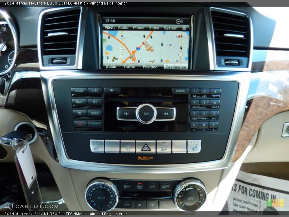 Almond Beige Interior Controls for the 2014 Mercedes-Benz ML 350 BlueTEC 4Matic #85577826