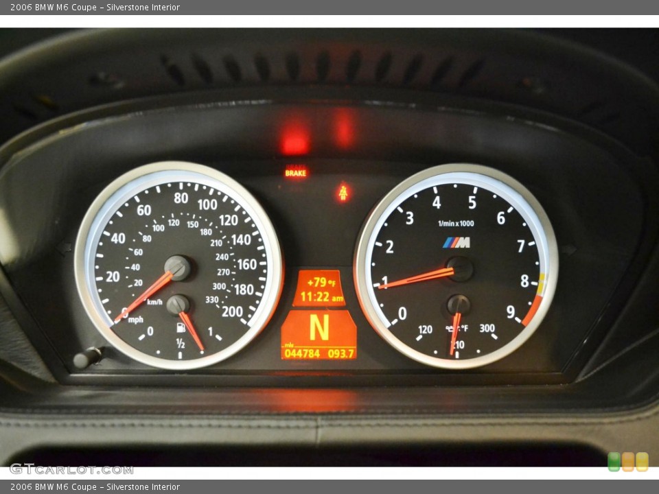 Silverstone Interior Gauges for the 2006 BMW M6 Coupe #85580276