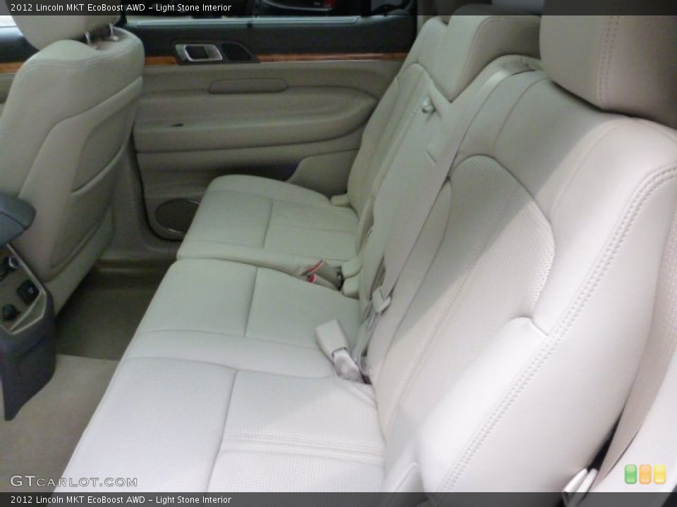 Light Stone Interior Rear Seat for the 2012 Lincoln MKT EcoBoost AWD #85581119