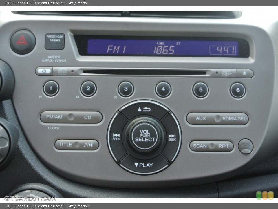 Gray Interior Audio System for the 2012 Honda Fit  #85585604