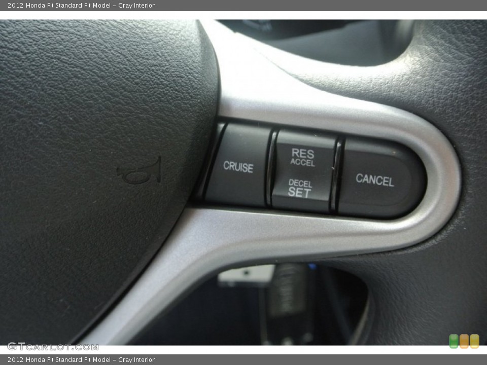 Gray Interior Controls for the 2012 Honda Fit  #85585637