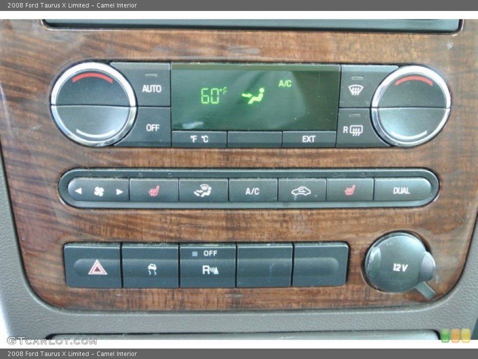 Camel Interior Controls for the 2008 Ford Taurus X Limited #85585961