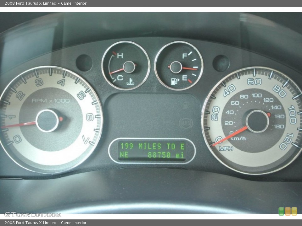 Camel Interior Gauges for the 2008 Ford Taurus X Limited #85586012