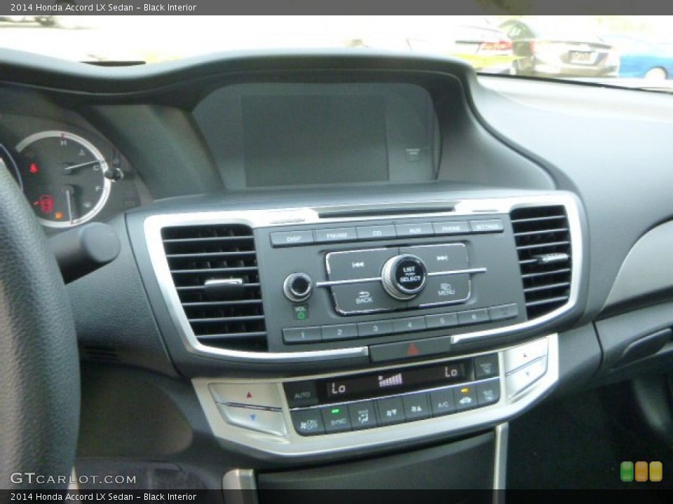Black Interior Controls for the 2014 Honda Accord LX Sedan #85587560