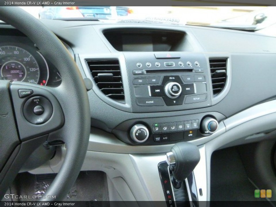 Gray Interior Controls for the 2014 Honda CR-V LX AWD #85589194