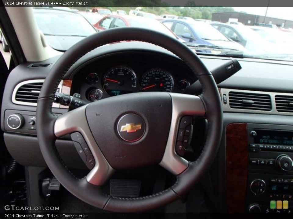 Ebony Interior Steering Wheel for the 2014 Chevrolet Tahoe LT 4x4 #85589258