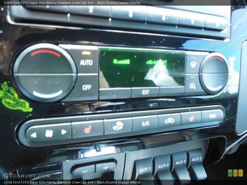 Black/Dusted Copper Interior Controls for the 2008 Ford F250 Super Duty Harley Davidson Crew Cab 4x4 #85593844