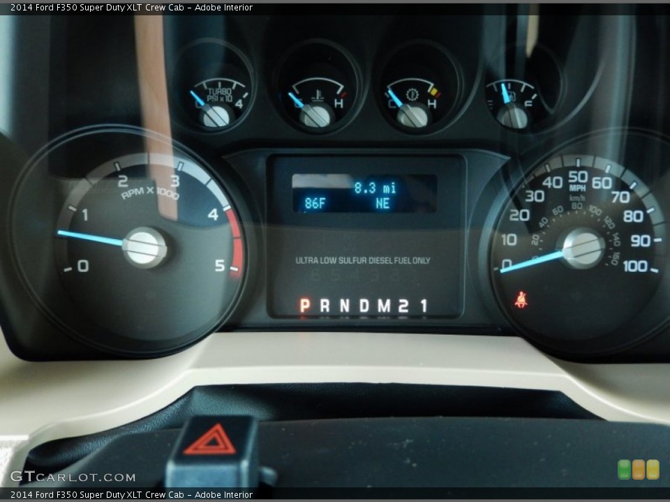 Adobe Interior Gauges for the 2014 Ford F350 Super Duty XLT Crew Cab #85599274