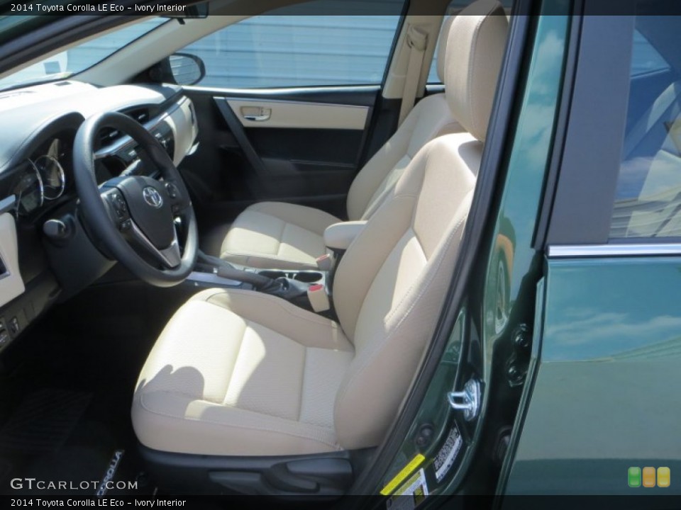 Ivory Interior Front Seat for the 2014 Toyota Corolla LE Eco #85601794