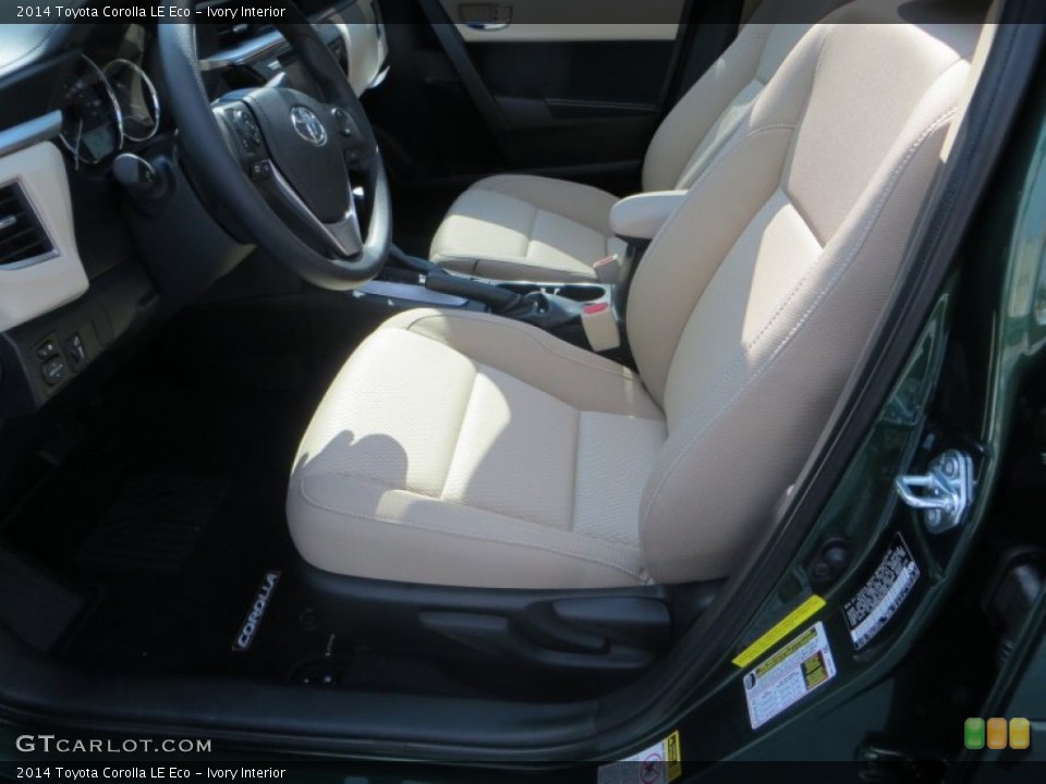 Ivory Interior Front Seat for the 2014 Toyota Corolla LE Eco #85601820