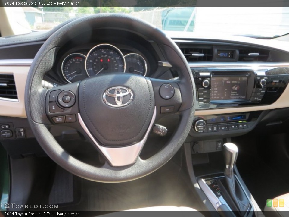 Ivory Interior Dashboard for the 2014 Toyota Corolla LE Eco #85601853