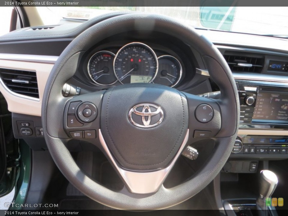 Ivory Interior Steering Wheel for the 2014 Toyota Corolla LE Eco #85601947
