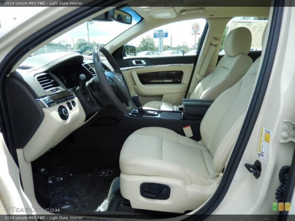 Light Dune Interior Front Seat for the 2014 Lincoln MKS FWD #85602328