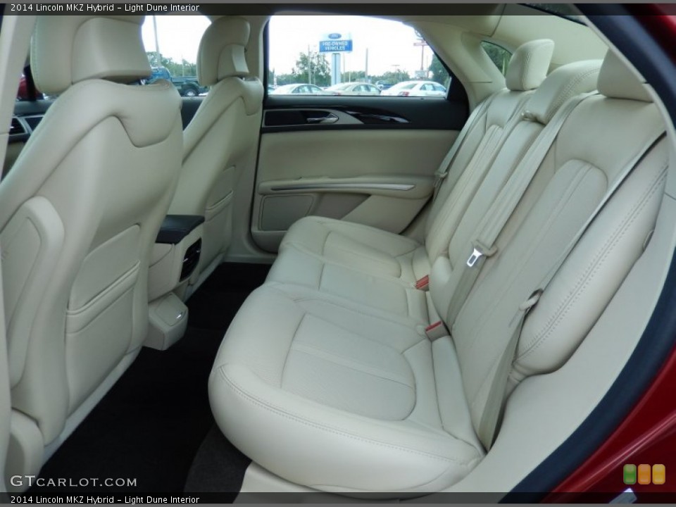 Light Dune Interior Rear Seat for the 2014 Lincoln MKZ Hybrid #85602652