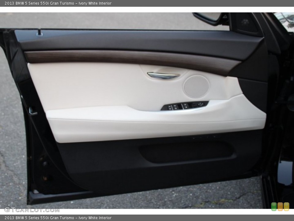 Ivory White Interior Door Panel for the 2013 BMW 5 Series 550i Gran Turismo #85605133