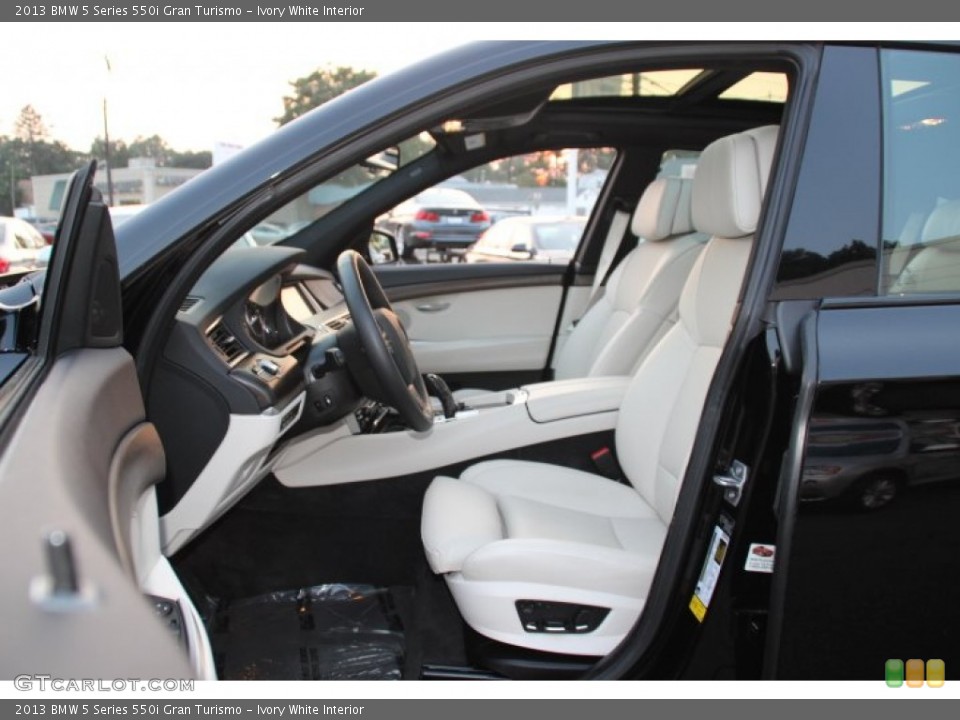 Ivory White Interior Front Seat for the 2013 BMW 5 Series 550i Gran Turismo #85605180