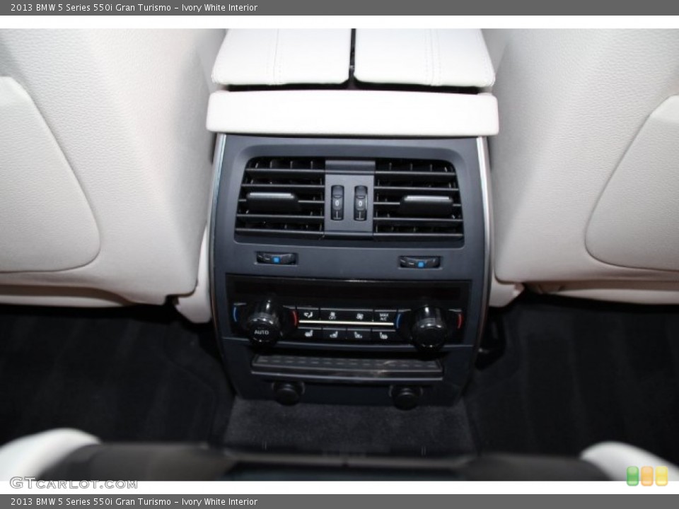 Ivory White Interior Controls for the 2013 BMW 5 Series 550i Gran Turismo #85605499