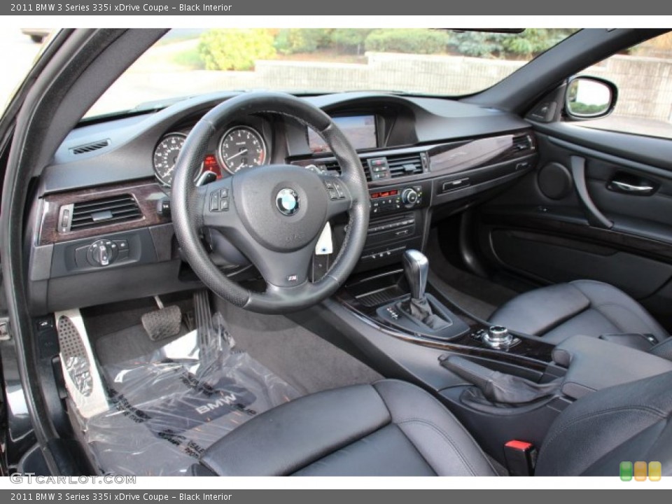 Black Interior Prime Interior for the 2011 BMW 3 Series 335i xDrive Coupe #85610851