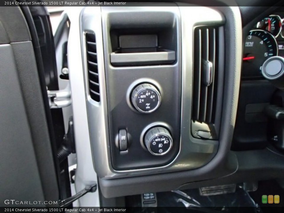 Jet Black Interior Controls for the 2014 Chevrolet Silverado 1500 LT Regular Cab 4x4 #85610896