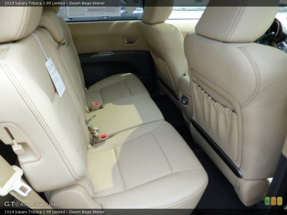 Desert Beige Interior Rear Seat for the 2014 Subaru Tribeca 3.6R Limited #85612210