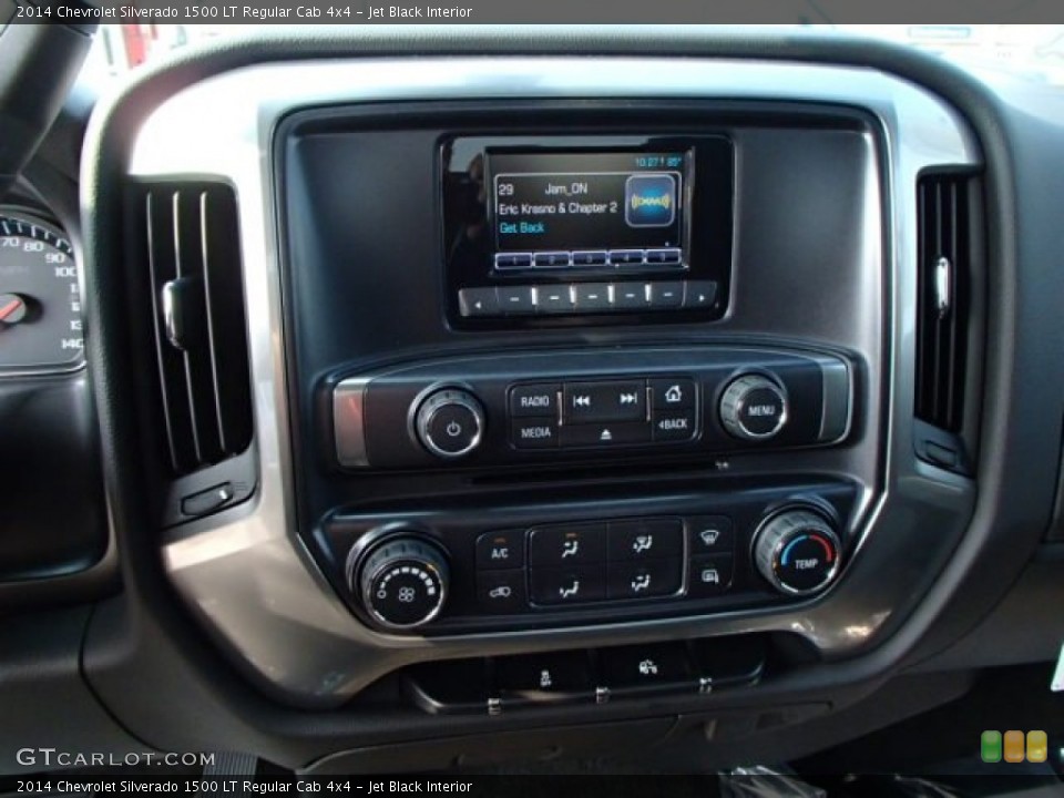 Jet Black Interior Controls for the 2014 Chevrolet Silverado 1500 LT Regular Cab 4x4 #85612228