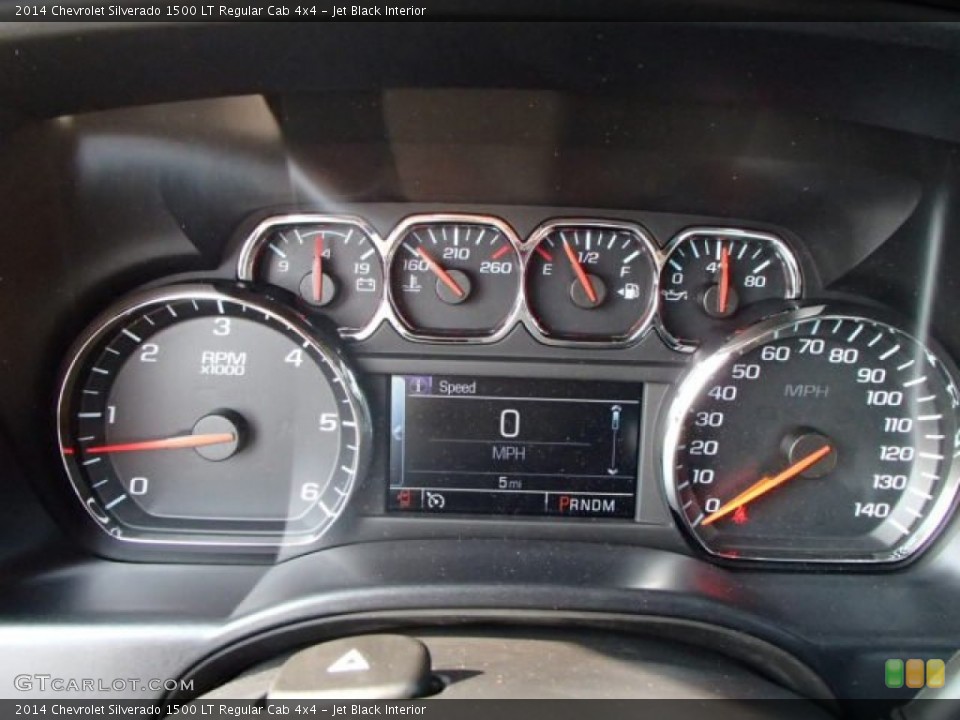 Jet Black Interior Gauges for the 2014 Chevrolet Silverado 1500 LT Regular Cab 4x4 #85612294