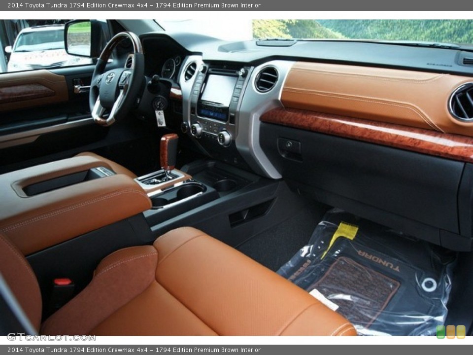 1794 Edition Premium Brown Interior Dashboard for the 2014 Toyota Tundra 1794 Edition Crewmax 4x4 #85616767