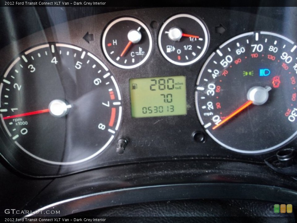 Dark Grey Interior Gauges for the 2012 Ford Transit Connect XLT Van #85616788