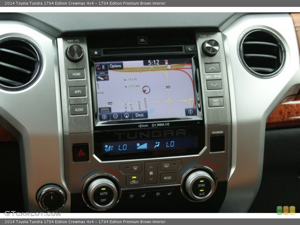 1794 Edition Premium Brown Interior Navigation for the 2014 Toyota Tundra 1794 Edition Crewmax 4x4 #85616872