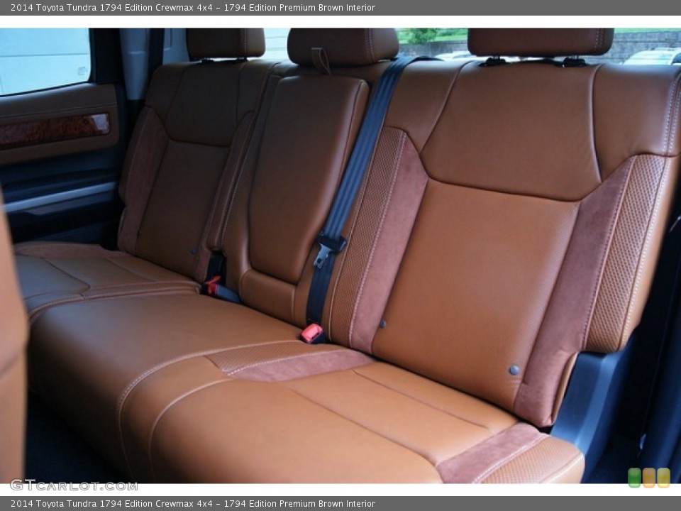 1794 Edition Premium Brown Interior Rear Seat for the 2014 Toyota Tundra 1794 Edition Crewmax 4x4 #85616947