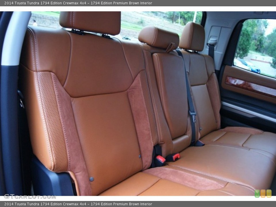 1794 Edition Premium Brown Interior Rear Seat for the 2014 Toyota Tundra 1794 Edition Crewmax 4x4 #85616998