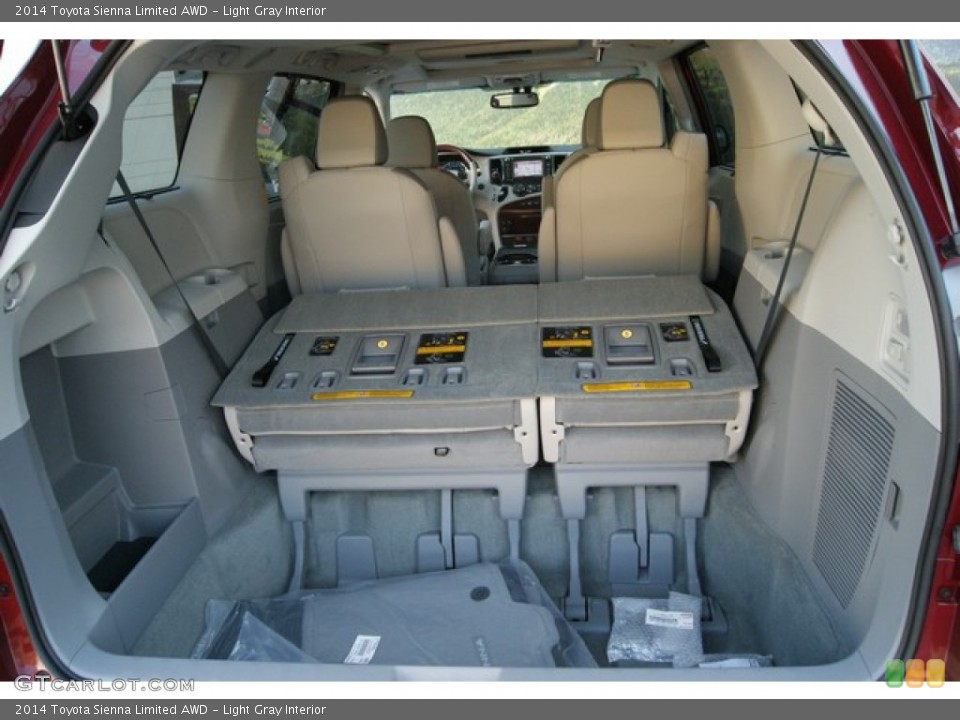 Light Gray Interior Trunk for the 2014 Toyota Sienna Limited AWD #85618306